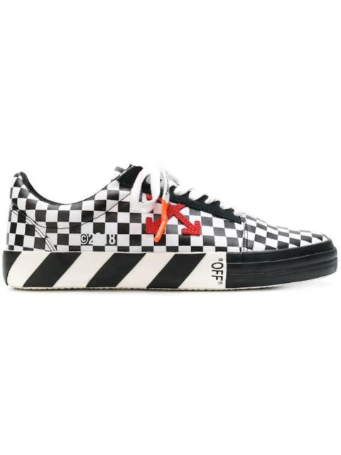 Off-White Checked Low Top Red Arrow SS18