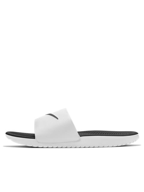 Nike Kawa Slide 'White Black' 832646-100