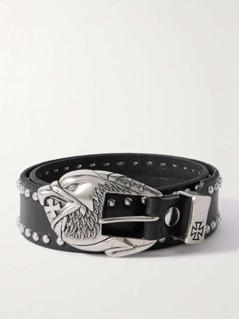 Studded Leather Belt
