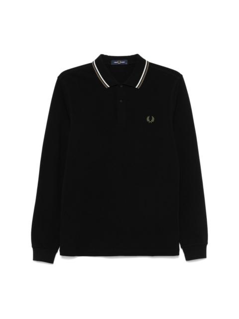 logo-embroidered polo shirt