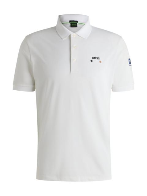 PADDY STRETCH-PIQUÉ POLO SHIRT WITH LOGO DETAIL