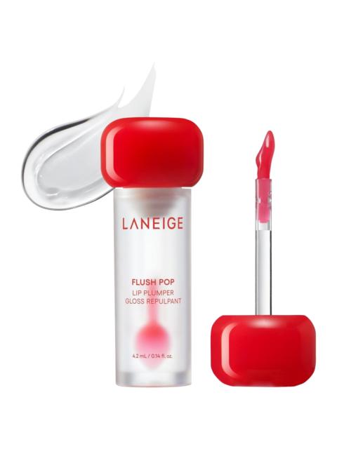 Laneige Flush Pop Plumping Peptide Lip Gloss Treatment