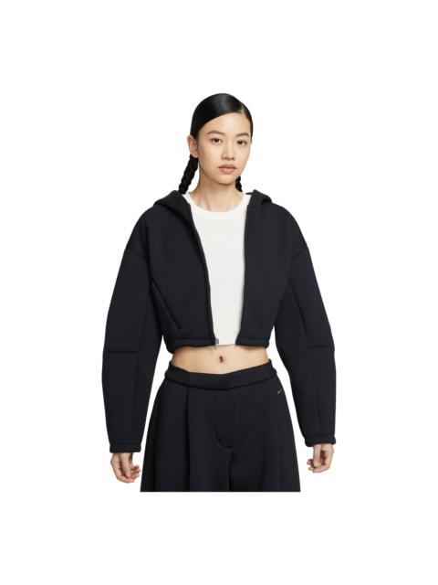 Nike (WMNS) Nike Oversized Full-Zip Jacket 'Black Anthracite' HV2077-010