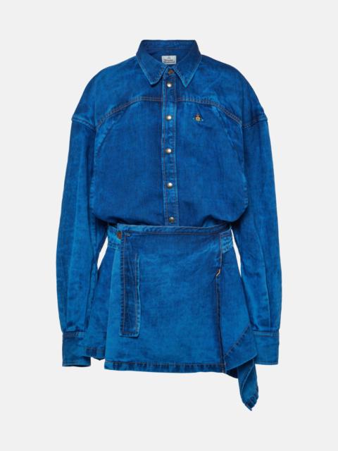 Vivienne Westwood Meghan denim shirt dress