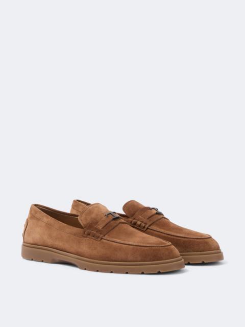 Tod's Suede penny loafers