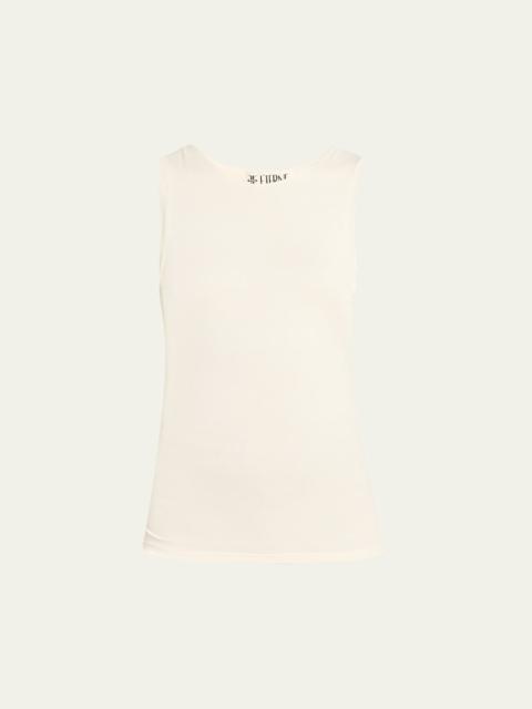 ÉTERNE Sleeveless Crewneck Top