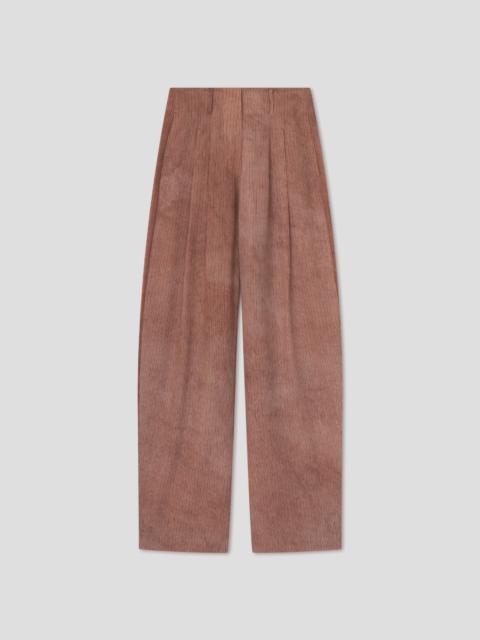 Nanushka Striped Organza Barrel-Leg Pants