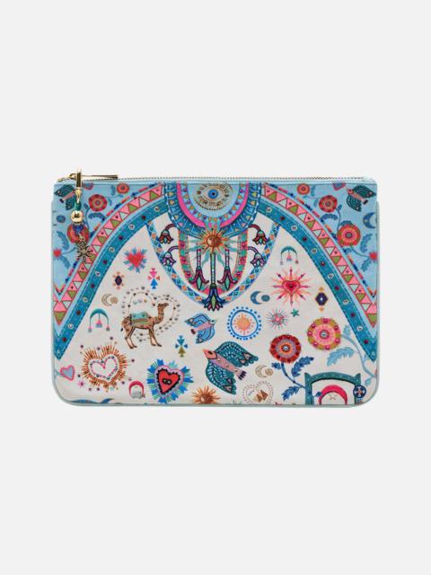 CAMILLA SMALL CANVAS CLUTCH