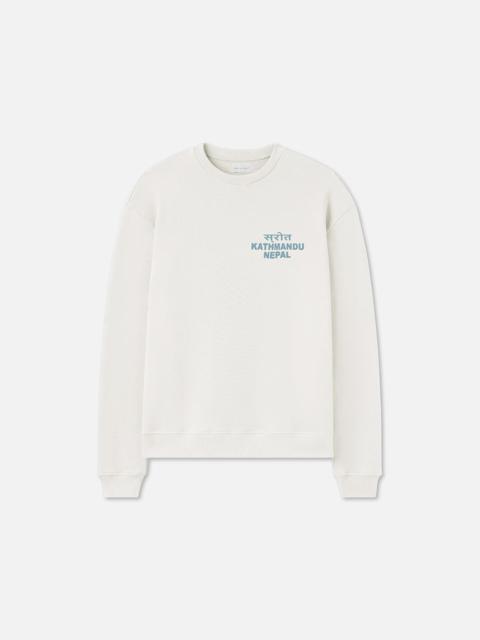 John Elliott NEPAL OVERSIZED CREWNECK PULLOVER