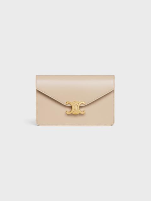 CELINE WALLET ON CHAIN MARGO in Shiny calfskin