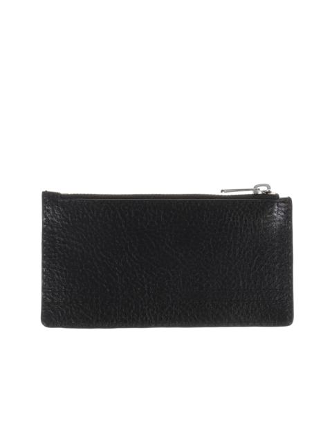 Lemaire GEAR CARD HOLDER COIN PURSE / ESPRESSO