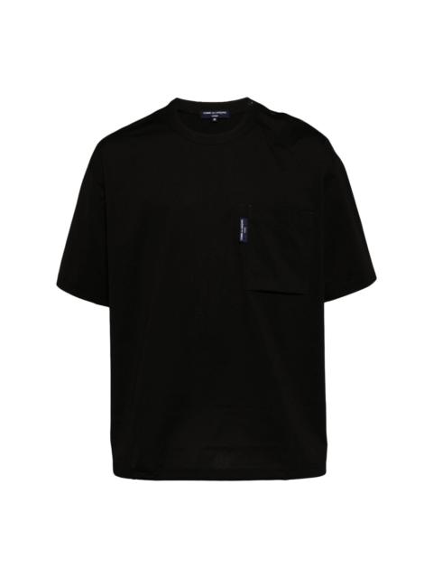 logo-tag drop-shoulder T-shirt