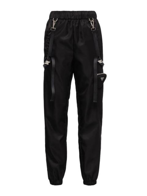 Prada Re-Nylon pants with suspenders and pouch