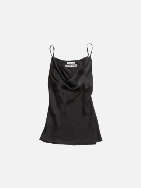 Acne Studios Shiny satin tank top - Black