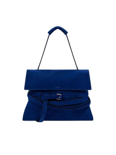 Moschino belted leather shoulder bag