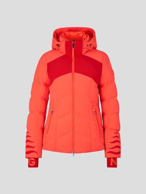 BOGNER Della Down ski jacket in Coral