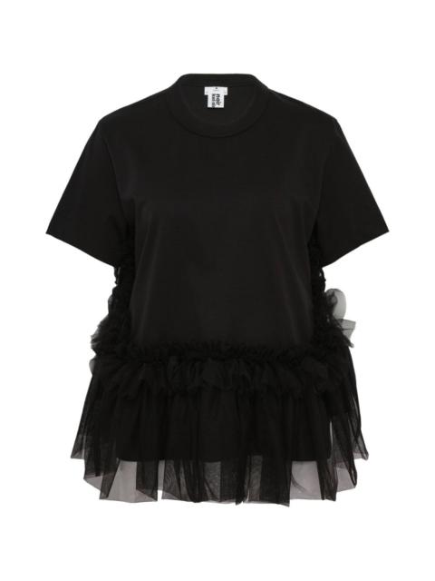 Noir Kei Ninomiya ruffled T-shirt