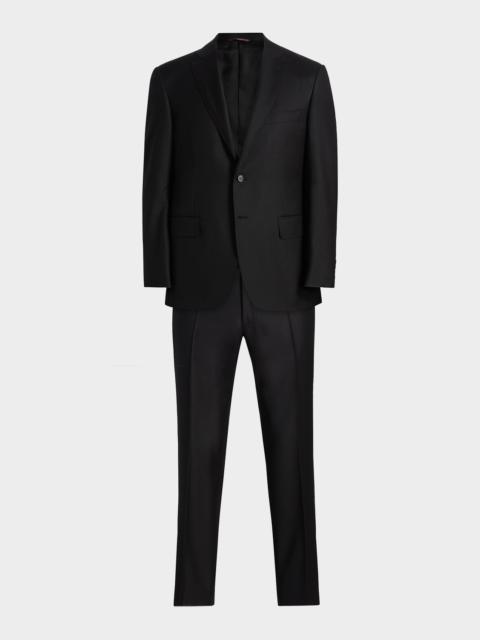 Canali Wool Single-Breasted Suit