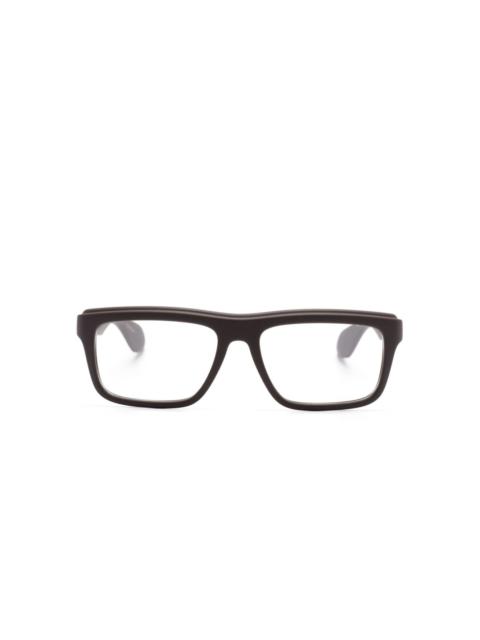 rectangle-frame glasses