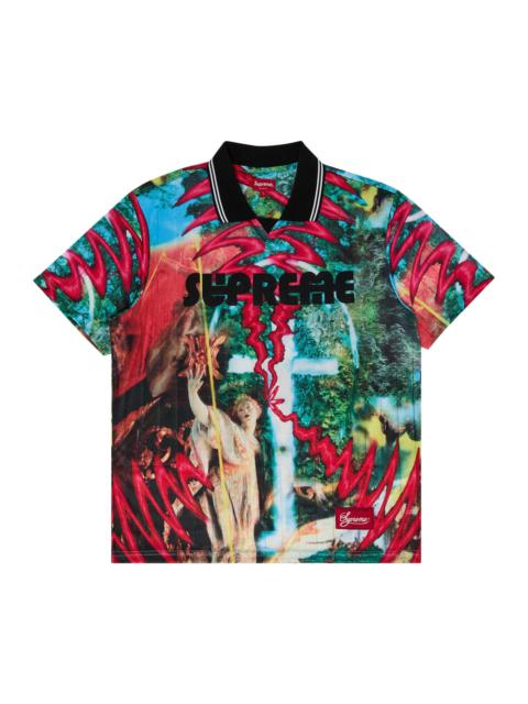 Buy Supreme x Tadanori Yokoo Soccer Jersey 'Red' - FW21KN37