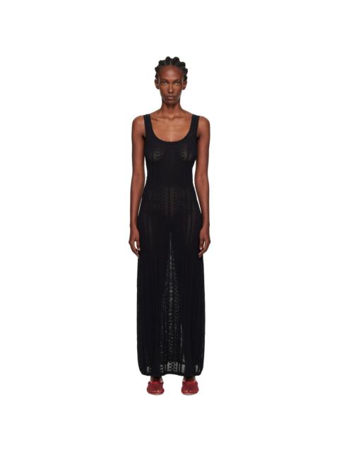 Holzweiler Black Tine Crochet Maxi Dress