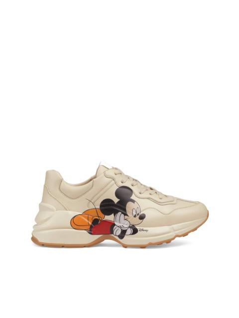 GUCCI x Disney Rhyton leather sneakers