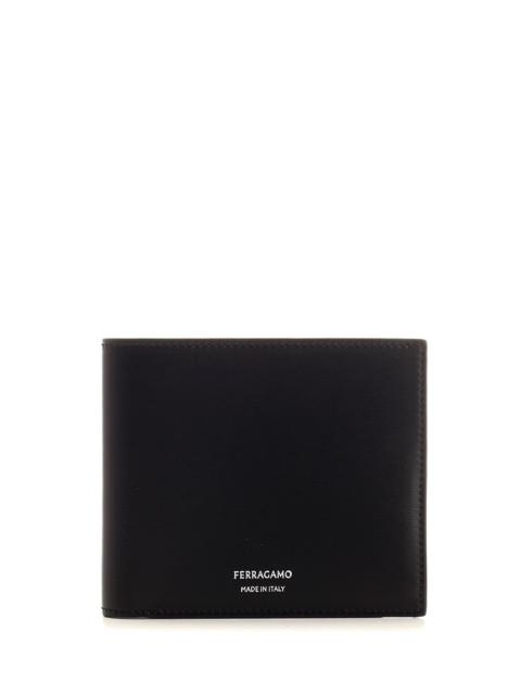 FERRAGAMO Black Leather Wallet Wallets Black