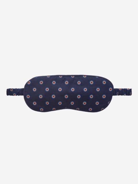 Derek Rose Eye Mask Nelson 90 Cotton Batiste Navy