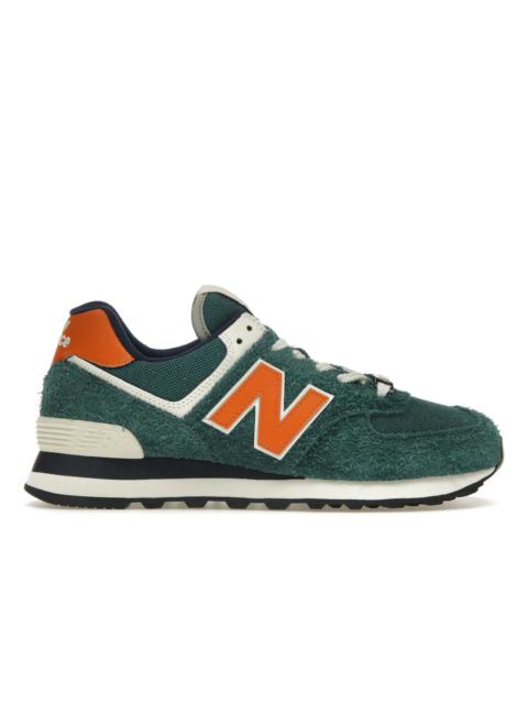 New Balance 574 Aqua Green Orange