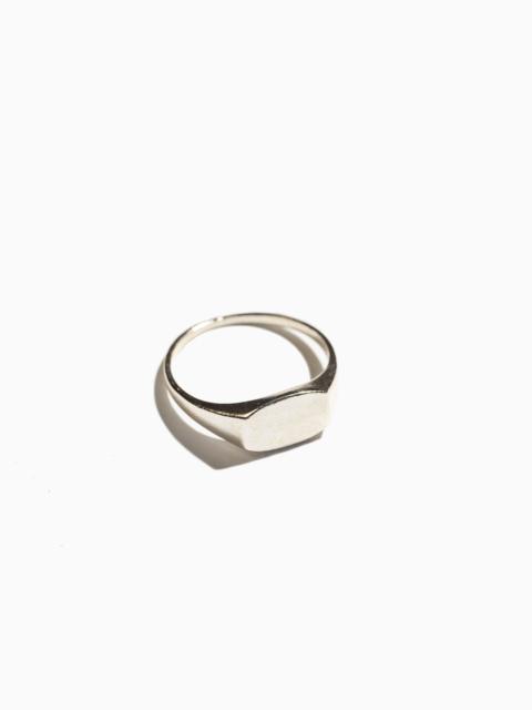 Madewell Iris 1956 Jewelry Hammered Minimilist Signet