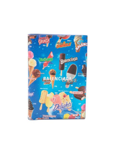 BALENCIAGA ice cream-print wallet
