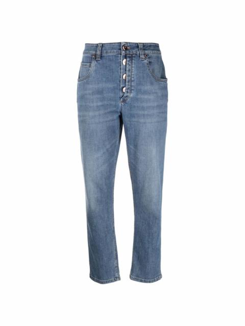 Brunello Cucinelli mid-rise straight-leg jeans