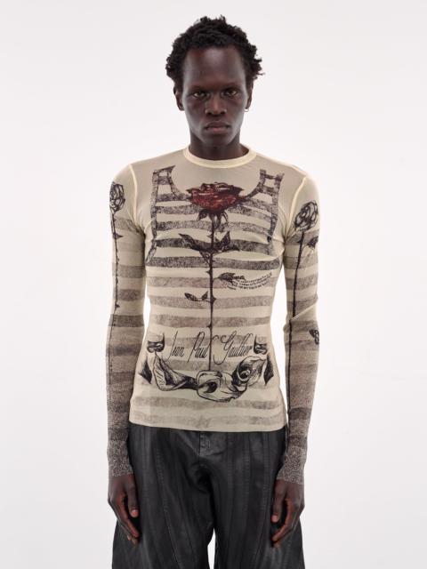 Jean Paul Gaultier The Tattoo Marinière Top