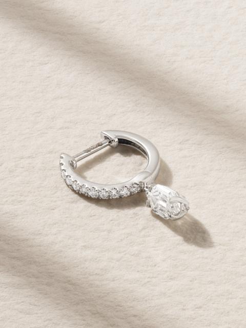 ANITA KO Huggies 18-karat White Gold Diamond Single Earring