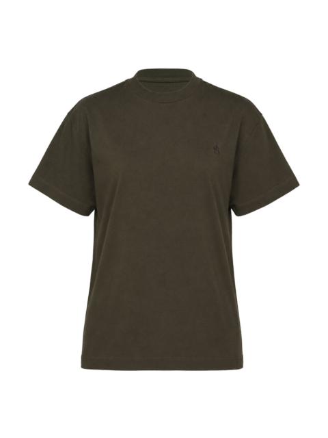 Jil Sander Organic Short Sleeve Embroidered Tee