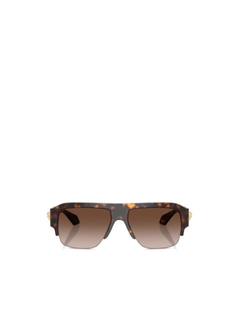 VERSACE Vance medusa tortoiseshell-effect sunglasses