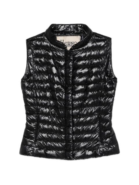 Herno zip-fastening quilted gilet