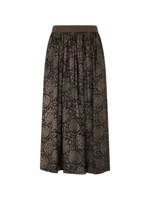 UMA WANG floral-print skirt