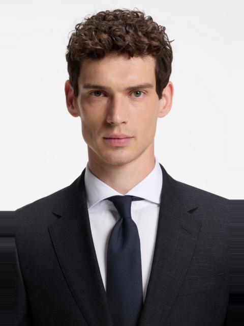 BOSS TWO-PIECE WOOL-BLEND SLIM-FIT SUIT WITH SILK