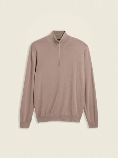 SLOWEAR Flexwool zipneck sweater