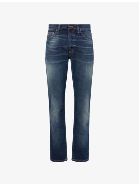 Nudie Jeans Solid Ollie Straight-Leg Denim Jeans