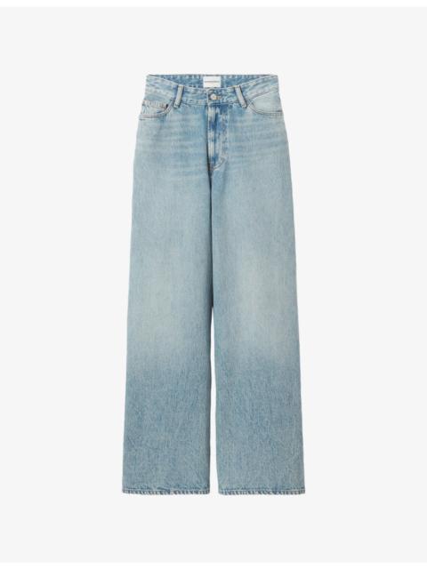 Claudie Pierlot Baggy Wide-Leg Denim Jeans