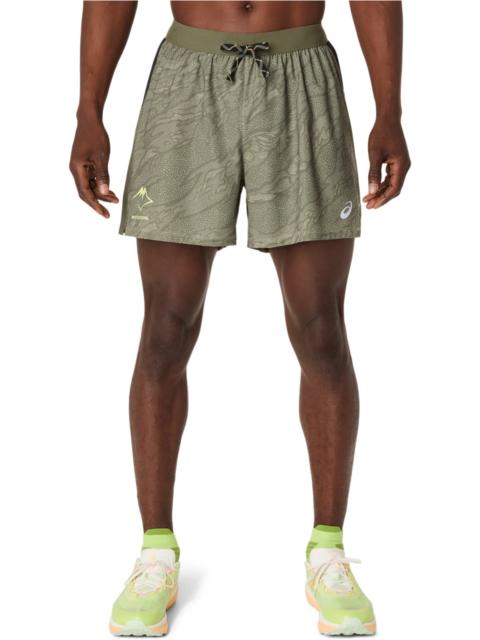 Asics FUJITRAIL ALL OVER PRINT 5IN SHORT