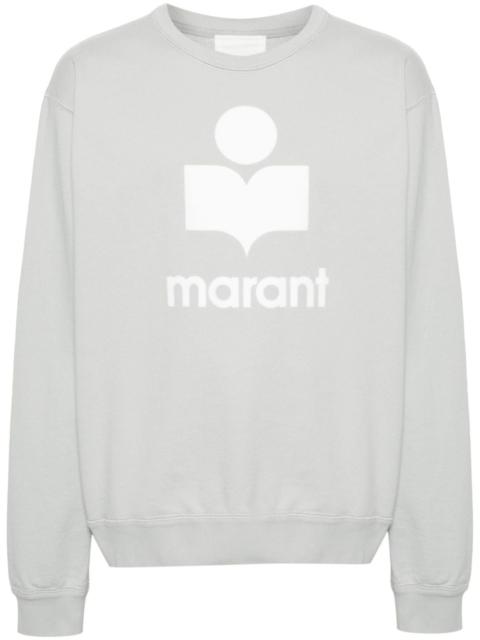 Isabel Marant Mike flocked-logo sweatshirt