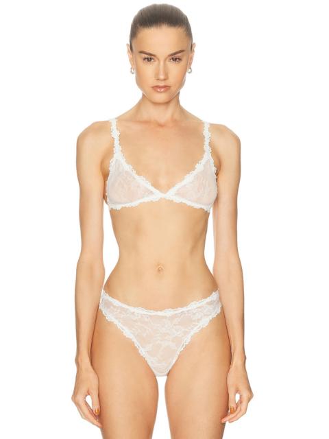 SKIMS Stretch Lace Triangle Bralette