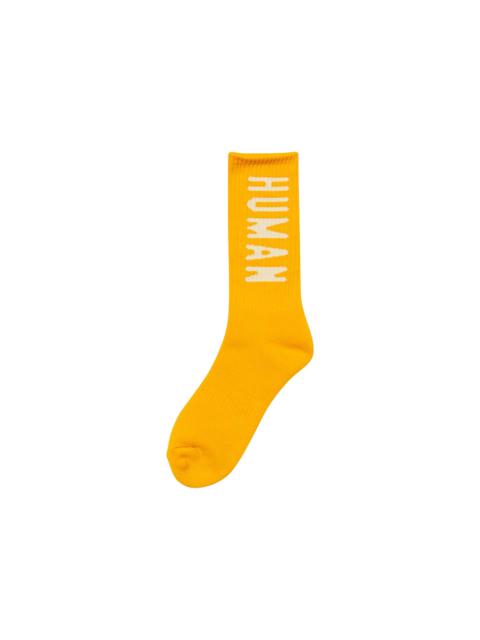 Human Made Human Made Logo Socks 'Yellow'