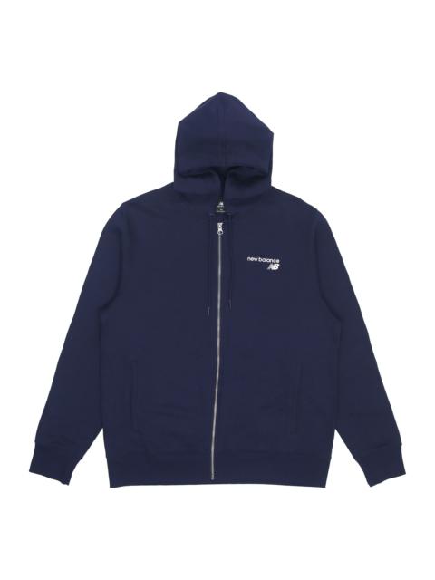 New Balance Men's New Balance Logo Sports Zipper Navy Blue MJ03907-PGM