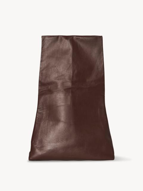 The Row Large Glove Bag in Leather