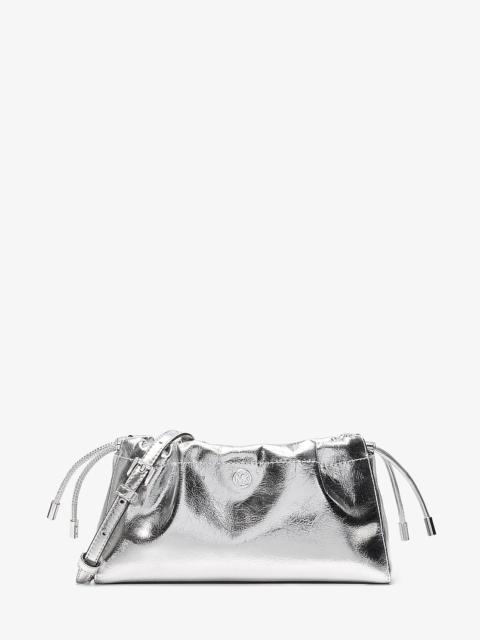 MICHAEL KORS Matilda Small Metallic Cinched Crossbody Bag