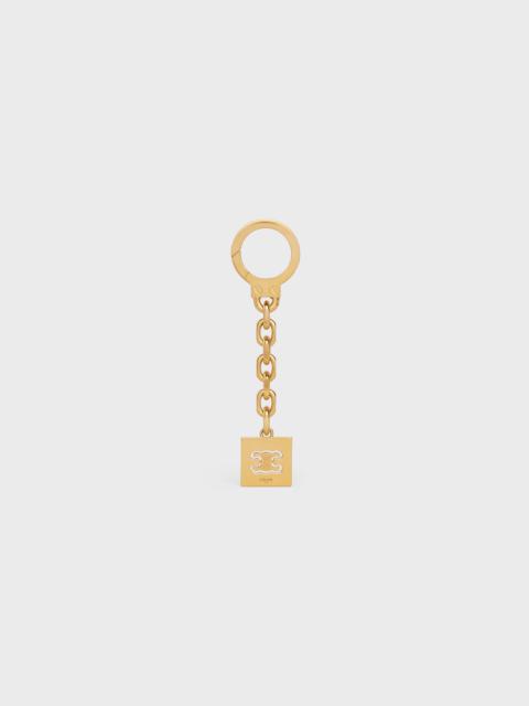 CELINE SQUARE TRIOMPHE CHARM IN BRASS